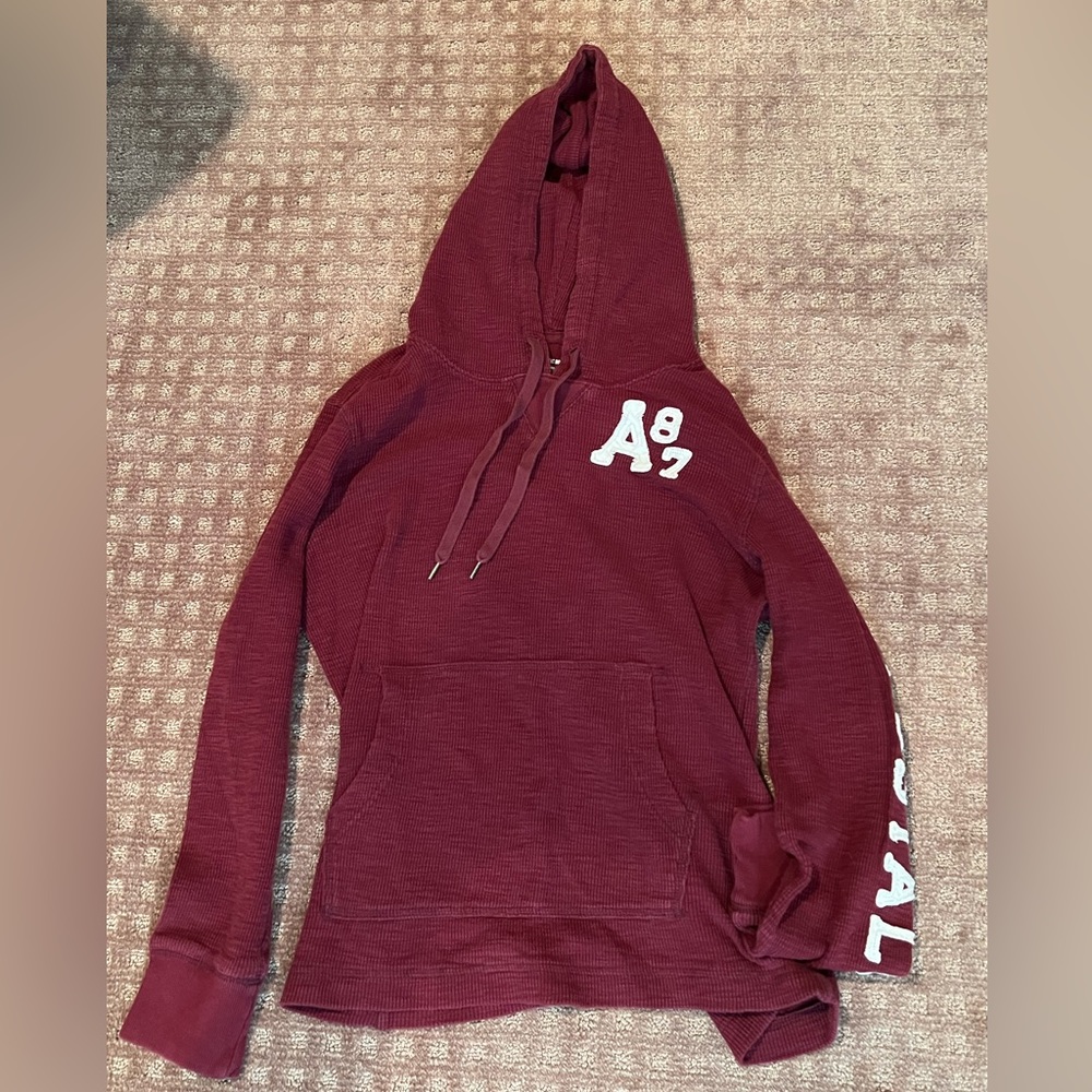 Aeropostale Maroon Hoodie - Men’s Small - Cotton